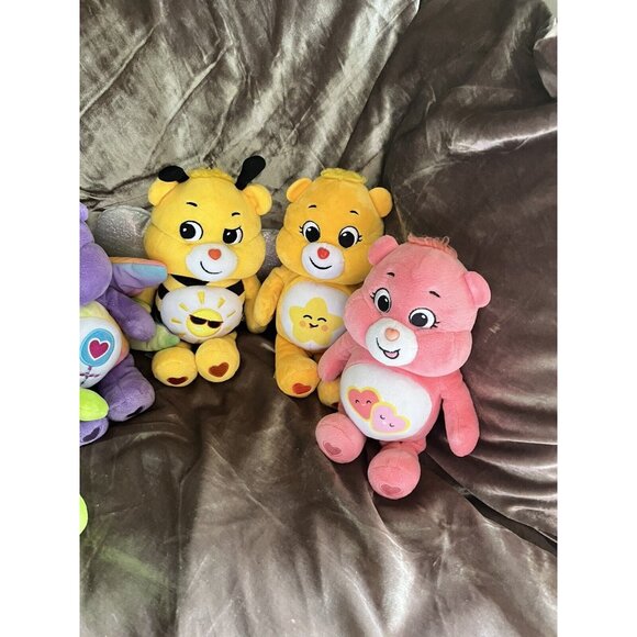 Care Bears 2021 Unlock the Magic Lot Of 5 Plush Stuffed 9 inch Care Bear Toys - Picture 7 of 16